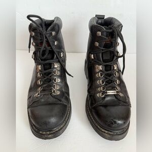 Harley Davidson Motorcycles Lace Up Black‎ Boots size 9